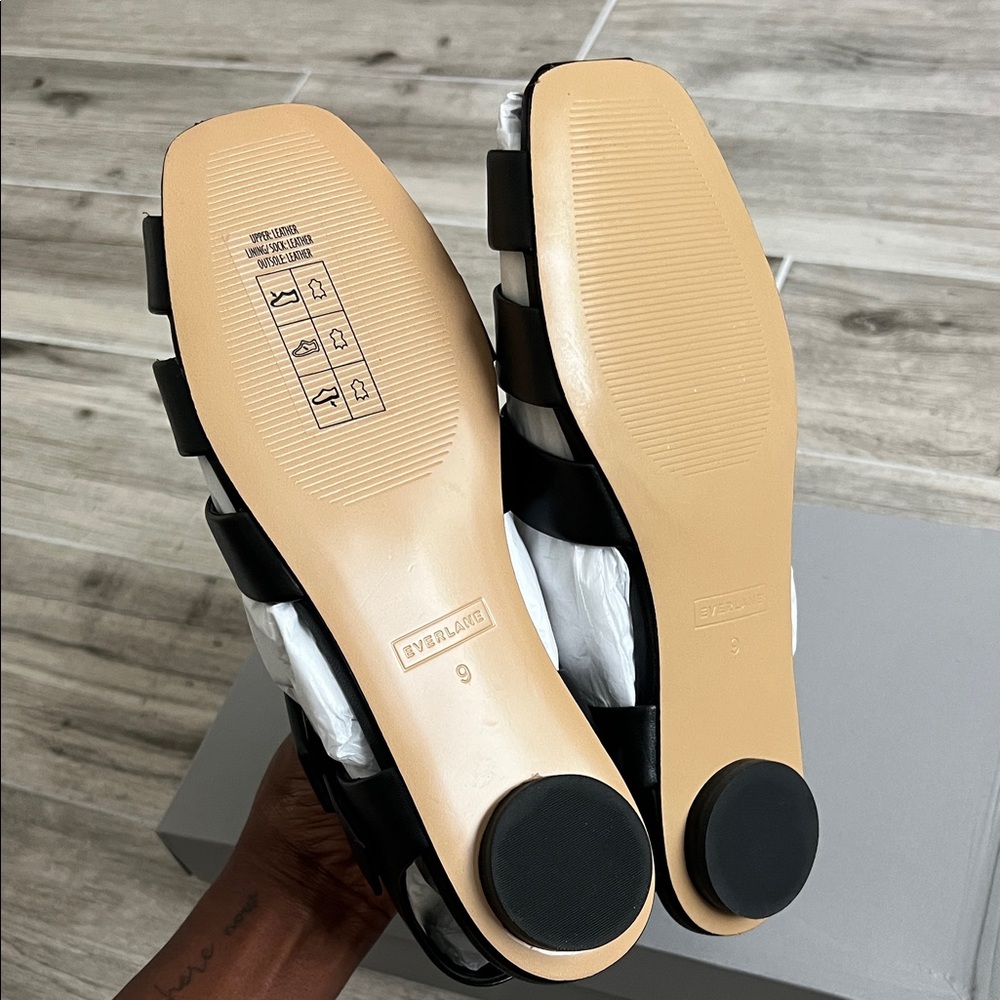 Everlane Black Leather Fisherman Sandals - Picture 5 of 7